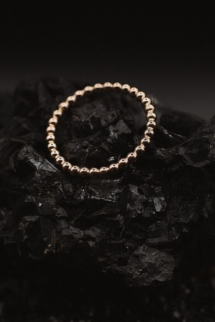 Classic Bubble Ring in 585 Gelbgold