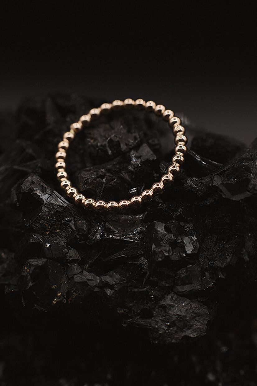 Classic Bubble Ring in 585 Gelbgold