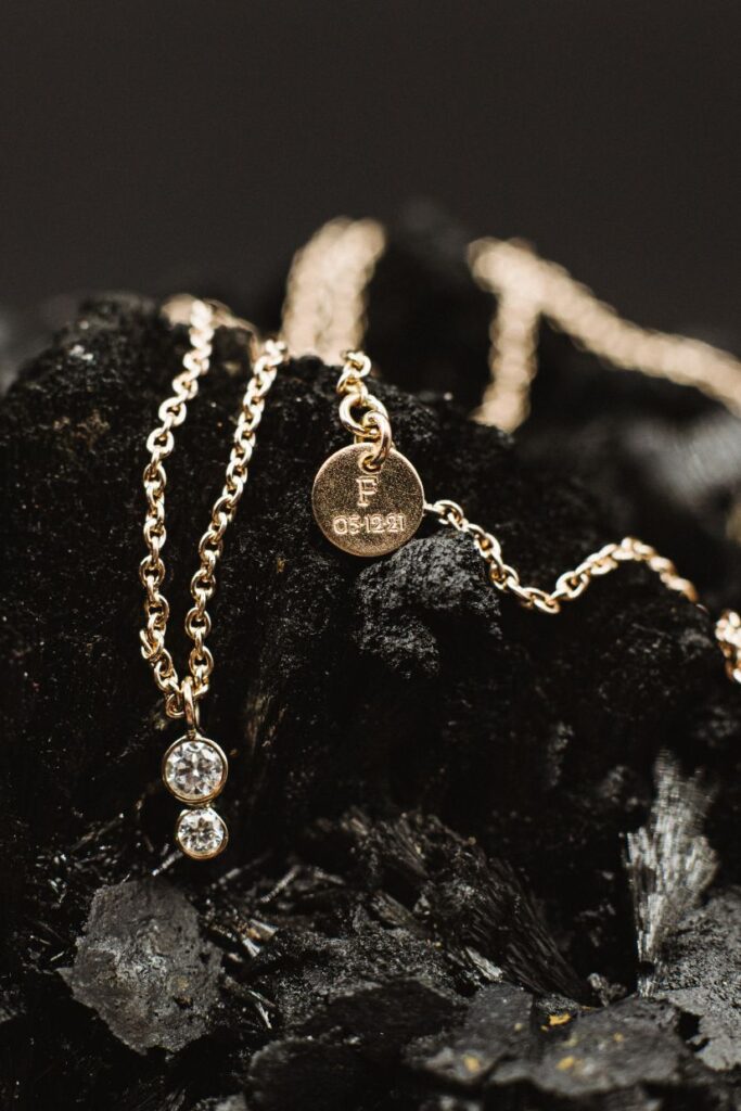 Goldcircus Double Brillant-Halskette 585 Rosegold