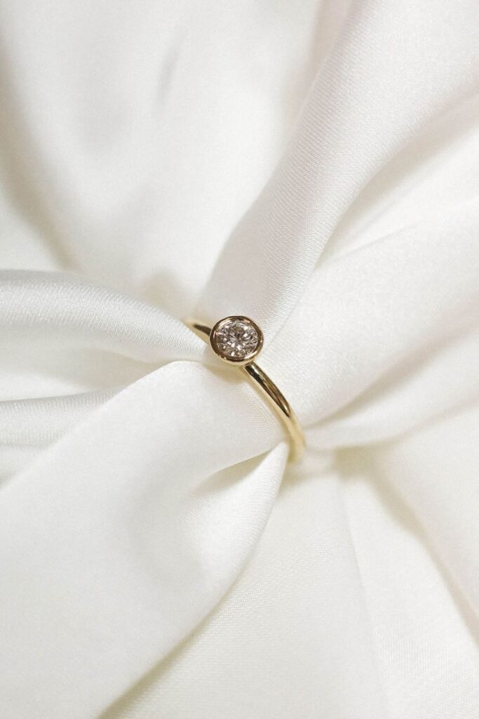 Pure Brillant Ring 0,30 ct in 585 Gelbgold