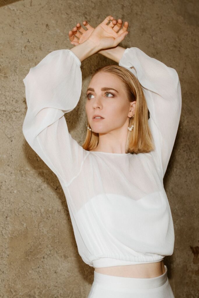 Chiffon Bluse von GOLDCIRCUS