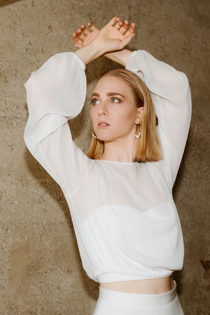 Chiffon Bluse von GOLDCIRCUS