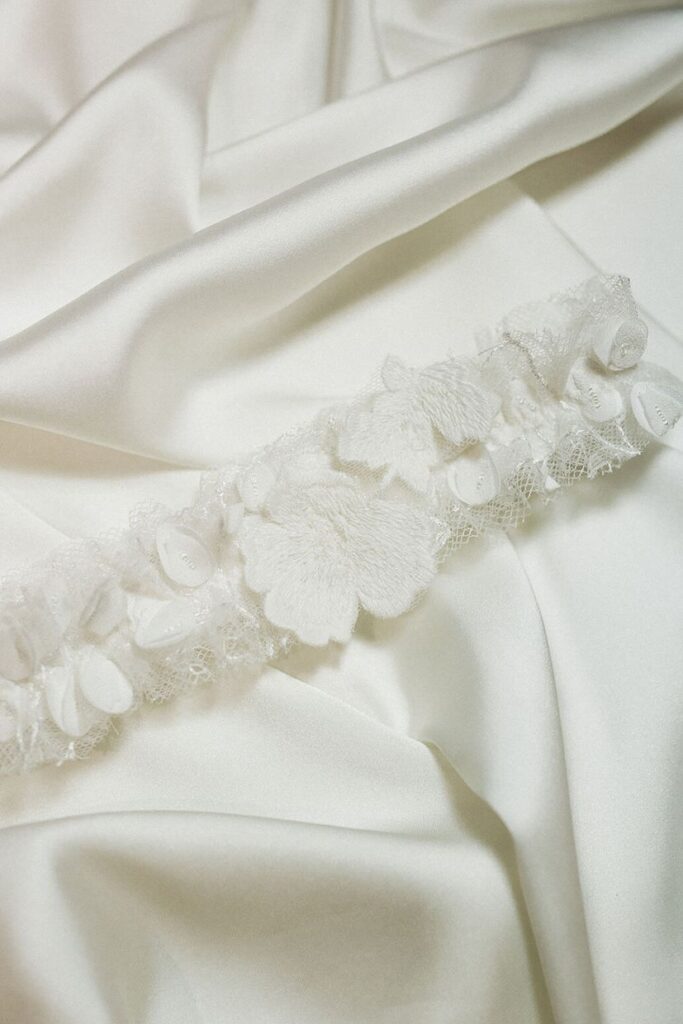 Strumpfband mit Spitze Goldcircus