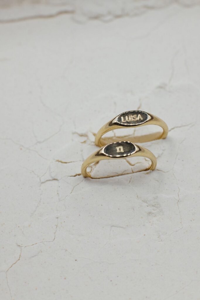 Siegelring, minimalist Beispielbilder