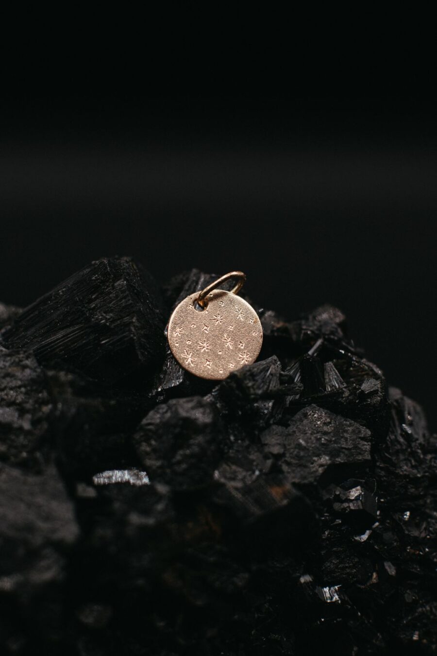 Stars 2 Plate Anhänger Rosegold