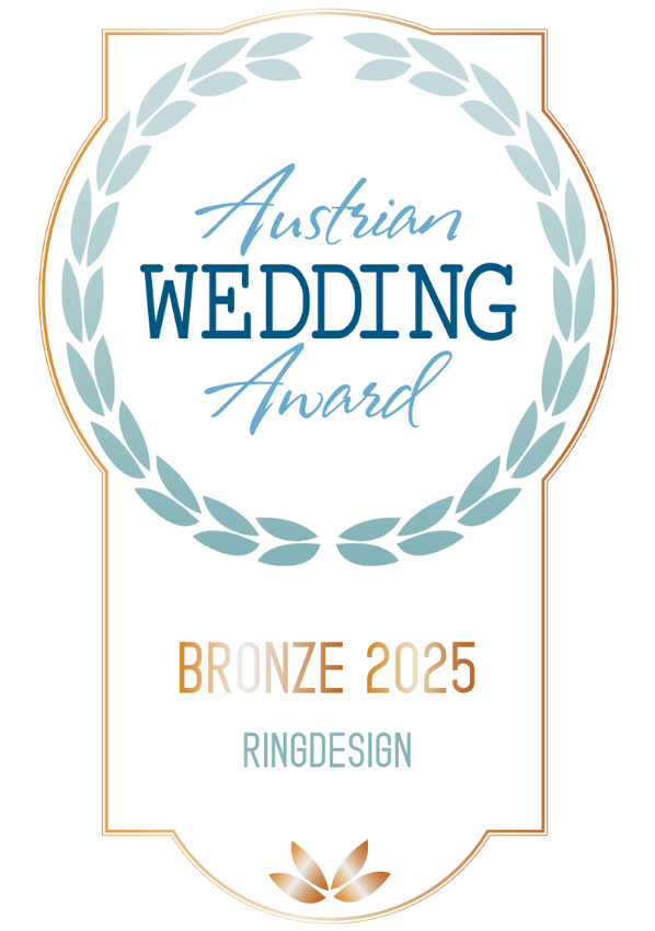 Austrian Wedding Award Bronze Bestes Ringdesign 2025