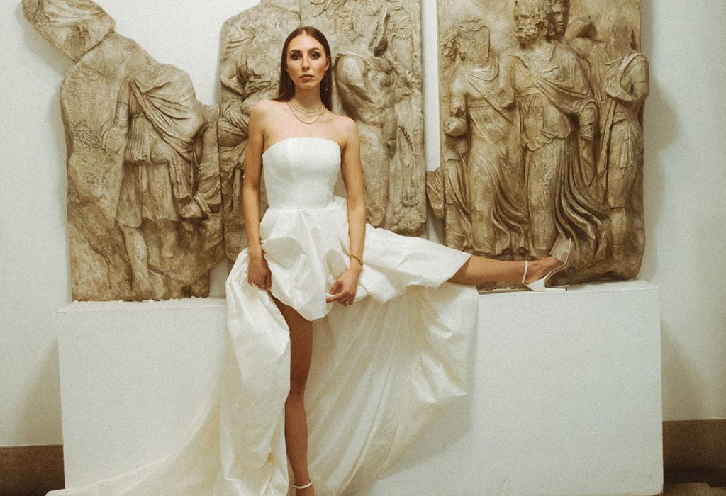 Goldcircus x Svenja Petersen Braut und Schmuck-Shooting mit Helena, Feber 2024